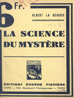 cover image of La science du mystère